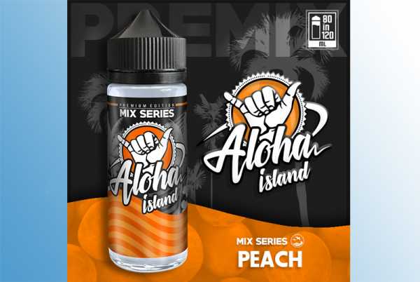 Peach Mix Aloha Island 120ml Liquid intensiver Pfirsich