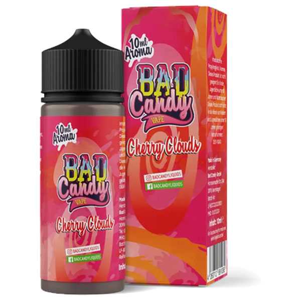 Cherry Clouds Bad Candy Aroma Longfill 10ml / 120ml (Fruchtmix aus Kirschen, Limette und Zitrone mit kühler Note)