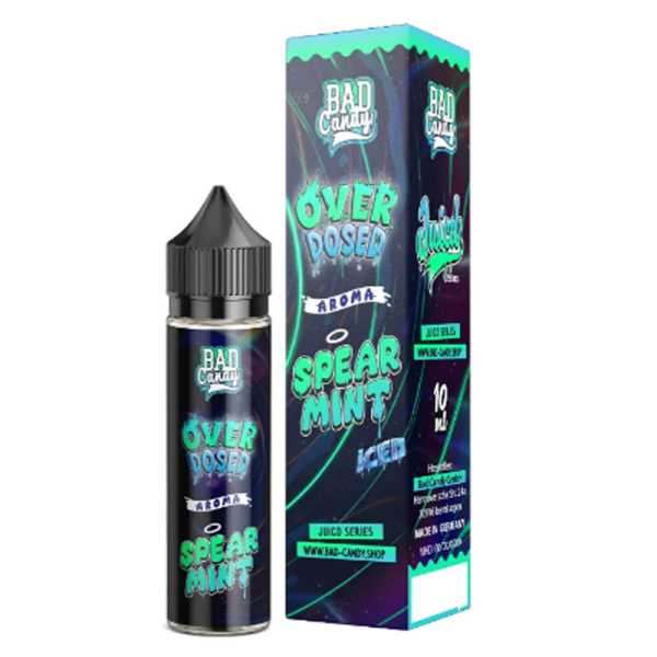 Spearmint Bad Candy Liquids JUICD Longfill Aroma 10ml / 60ml (erfrischender Minz Kaugummi)