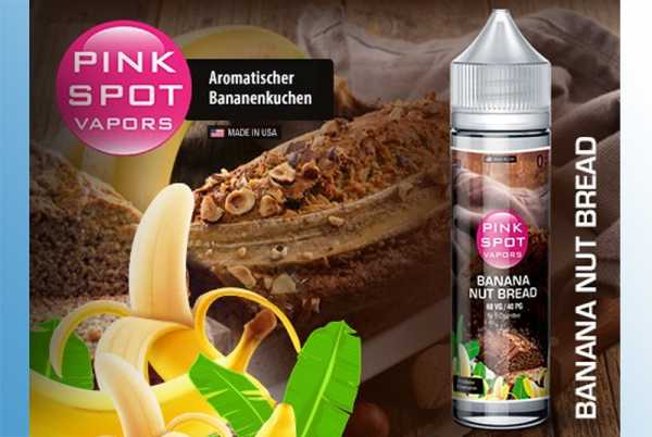 Banana Nut Bread - Pink Spot Liquid 60ml cremiger Bananenkuchen