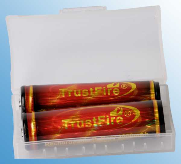 18650 Batterie Tragetasche - clear Battery case