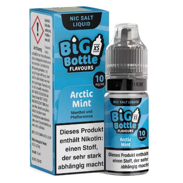 Big Bottle Artic Mint Nikotinsalz Liquid 10ml (erfrischende Minze trifft auf kühles Menthol)