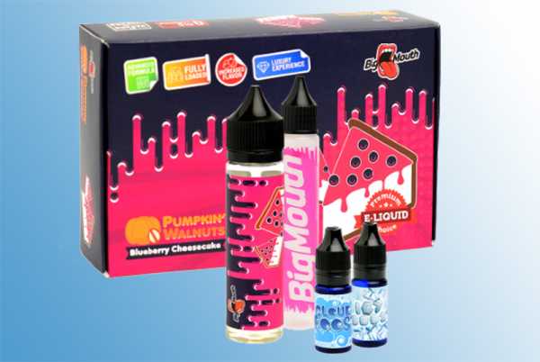 Blueberry Cheesecake 60ml Big Mouth Liquid frisch gebackener Blaubeer Käsekuchen