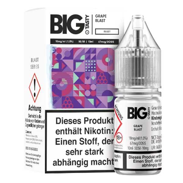 Grape Blast Big Tasty Nikotinsalz Liquid 10ml (Trauben mit Frische)