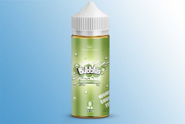 Spearmint Gum – Bubbles 120ml Liquid frischer Pfefferminz Kaugummi