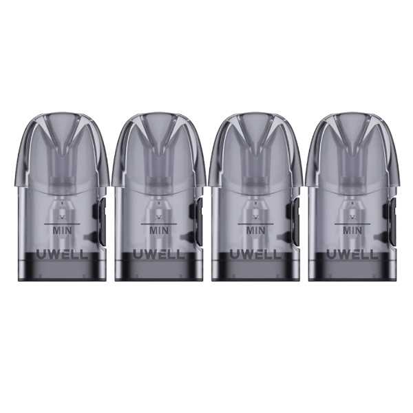 4 x Uwell Caliburn A3S Pod 0,8 / 1,0 Ohm (1 Packung)