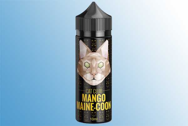 Mango Maine-Coon Cat Club 10ml Aroma erfrischender Eistee aus Mango und anderen Früchten