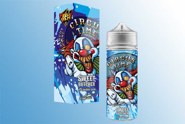 Sweet Butcher - Circus Liquid 60ml leckerer Fruchtkaugummi