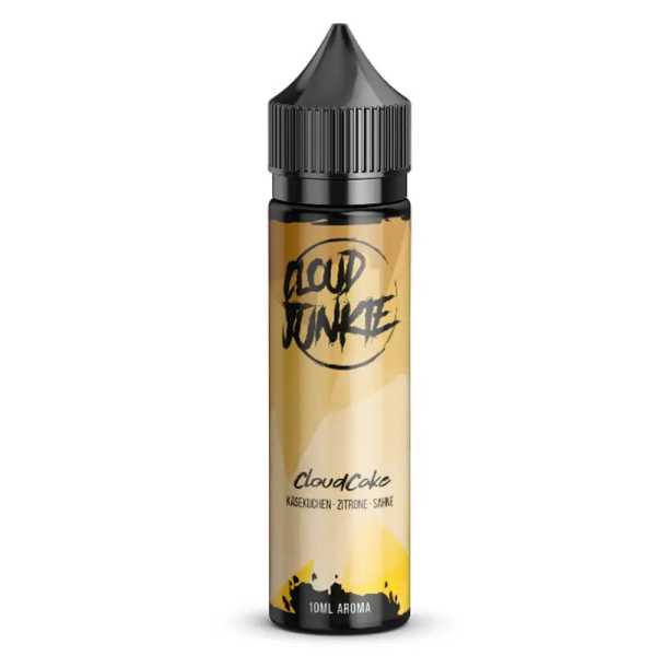 CloudCake Cloud Junkie Aroma 10ml / 60ml – cremiger Käsekuchen mit feiner Zitrusnote