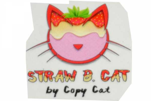 Copy Cat Straw B. Cat Aroma Vanillecreme mit reifen Erdbeeren und Karamellsoß