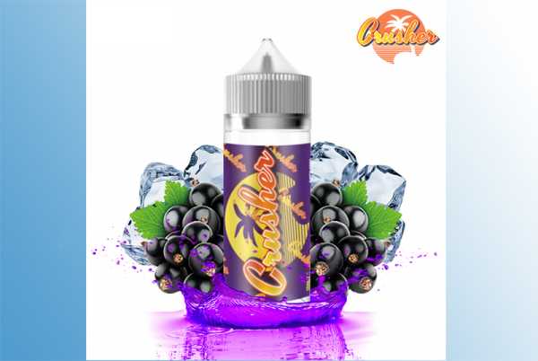 CRUSHER Blackcurrant Ice 120ml Liquid reife schwarze Johannisbeeren in einem kühlen Slushi