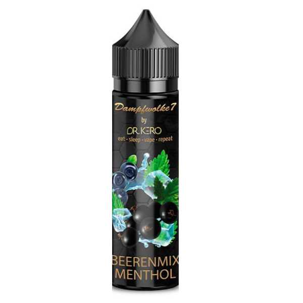 Beerenmix Menthol Dampfwolke 7 by Dr. Kero Aroma 10ml / 60ml schwarze Johannisbeeren, Blaubeeren mit kühler Note