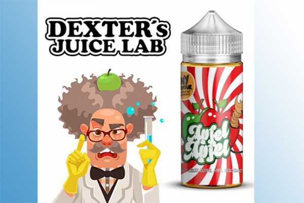 Apfel Apfel - Dexter‘s Juice Lab Liquid 60ml leckeres Apfel Liquid aus roten und grünen Apfelgeschmack mit feiner Anis Note
