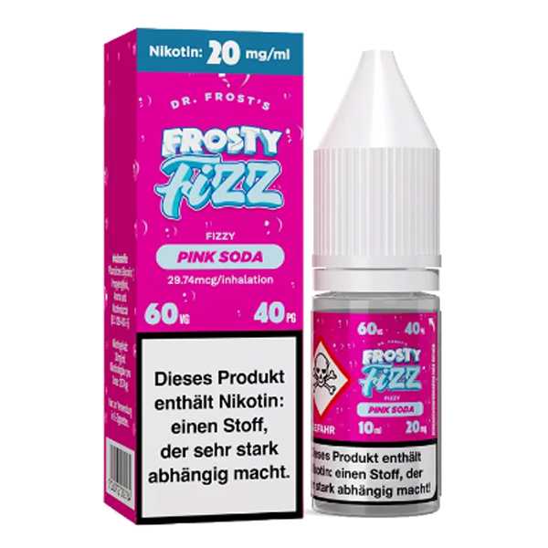 Pink Soda Dr. Frost Nikotinsalz Liquid 20mg / 10ml (Traubenlimonade mit Kühle)