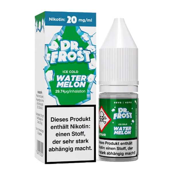 Watermelon Dr. Frost Nikotinsalz Liquid 20mg / 10ml (Wassermelone und Kühle)