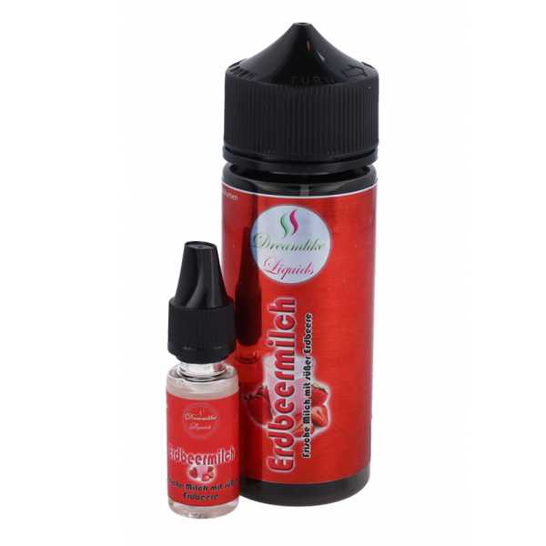 Erdbeermilch Dreamlike Aroma 10ml / 120ml leckere Erdbeermilch