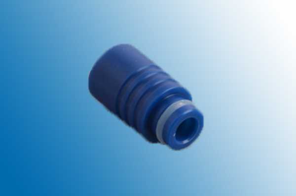 Mach blau Teflon Widebore Driptip