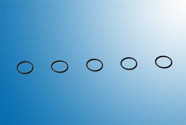 O-Ringe in 1,5 mm Stärke FPM