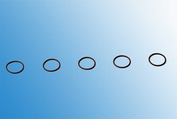 O-Ringe in 1,5 mm Stärke FPM