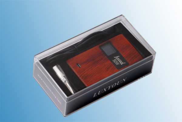 Dampf Shop - Unik 50W Holzmodbox Luxyoun