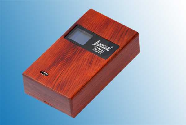Dampf Shop - Unik 50W Holzmodbox Luxyoun