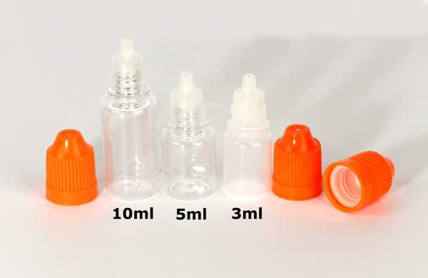 5 x Liquid Fläschchen 3ml mit Kindersicherung