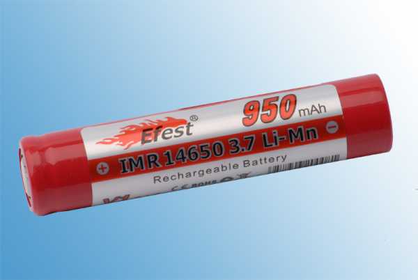 Efest E-Zigaretten Akku 14650 950 mAh Flat Top