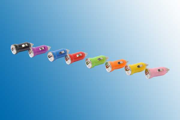 KFZ USB Adapter (verschiedene Farben)