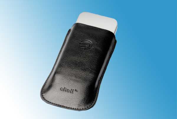 eRoll Leder Etui Tasche Joyetech Schwarz