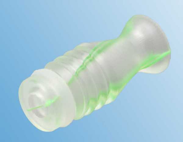 Driptip Transparent geriffelt