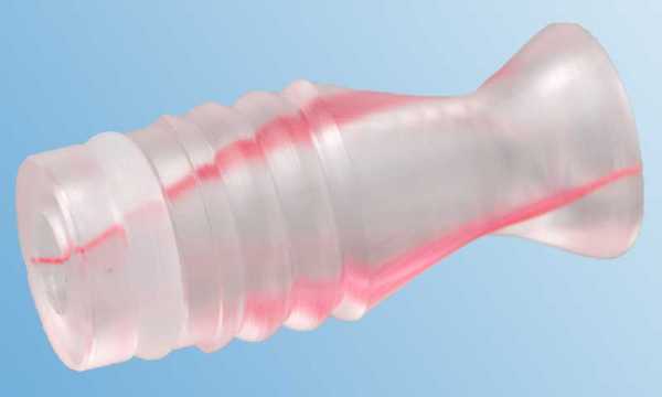 Driptip Transparent geriffelt