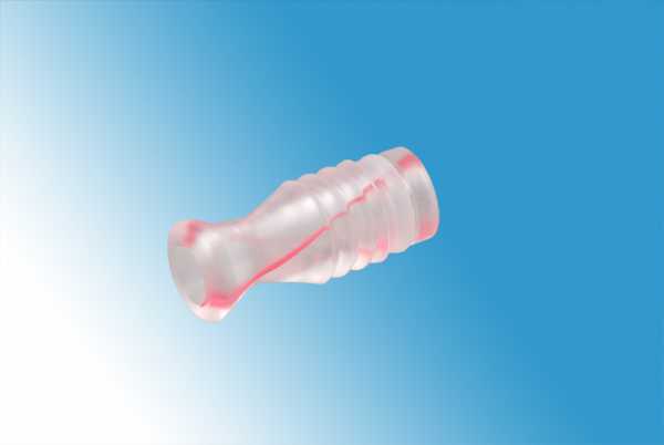 Driptip Transparent geriffelt