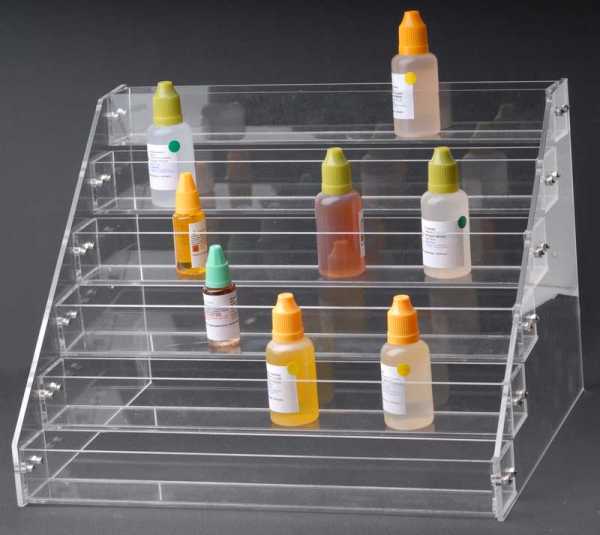 Liquid Aufsteller mit 6 Ebenen