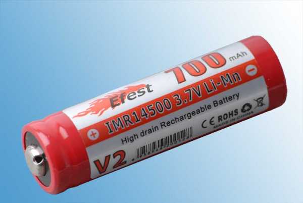 Dampf Shop - Efest IMR V2 14500 700 mAh