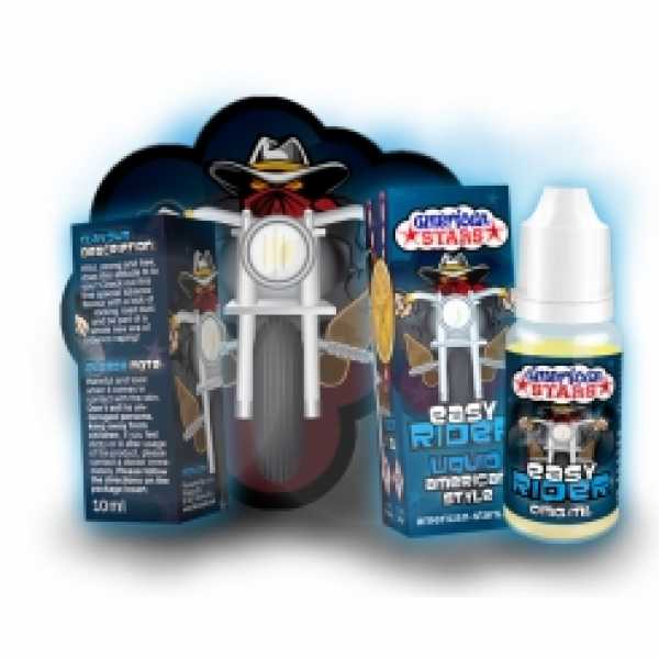 American Stars Easy Rider Liquid 10ml Tabak, Nussig vollmundig und intensiv