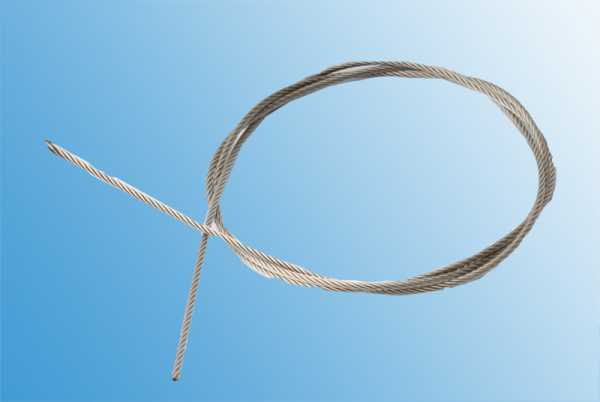 Edelstahlseil 1 Meter 1,5 mm 7x19 (flexibel)