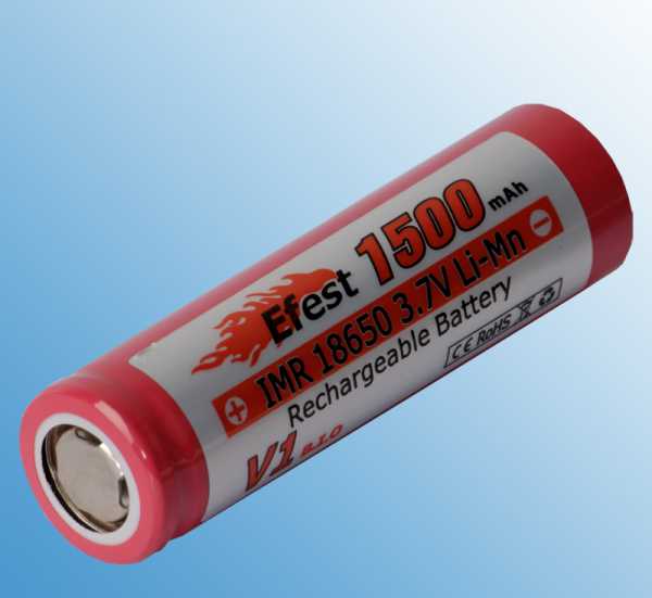 Dampf Shop - Efest IMR 18650 1500mah