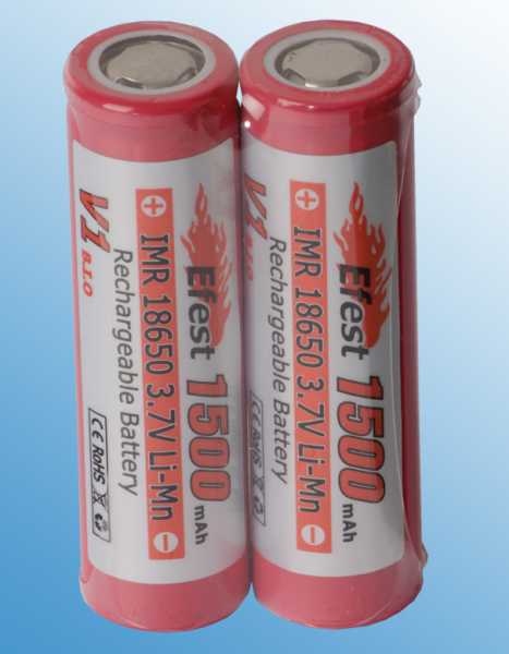 Dampf Shop - Efest IMR 18650 1500mah