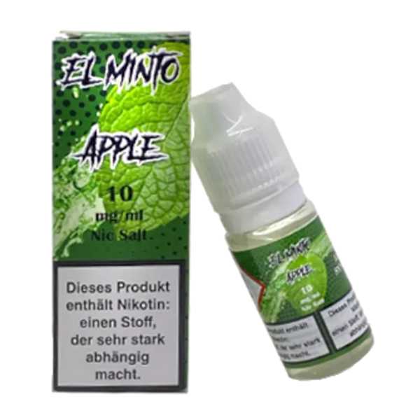 Apple El Minto NicSalt Liquid 10ml (Apfel mit frischer Minznote)