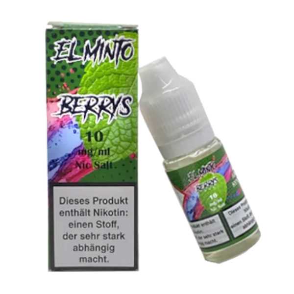 Berrys El Minto NicSalt Liquid 10ml (Beerenfrüchte mit frischer Minznote)