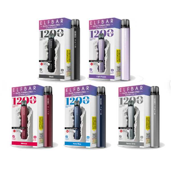 Elfbar Elfa Turbo Pro Kit 1200 mAh mit Zugautomatik