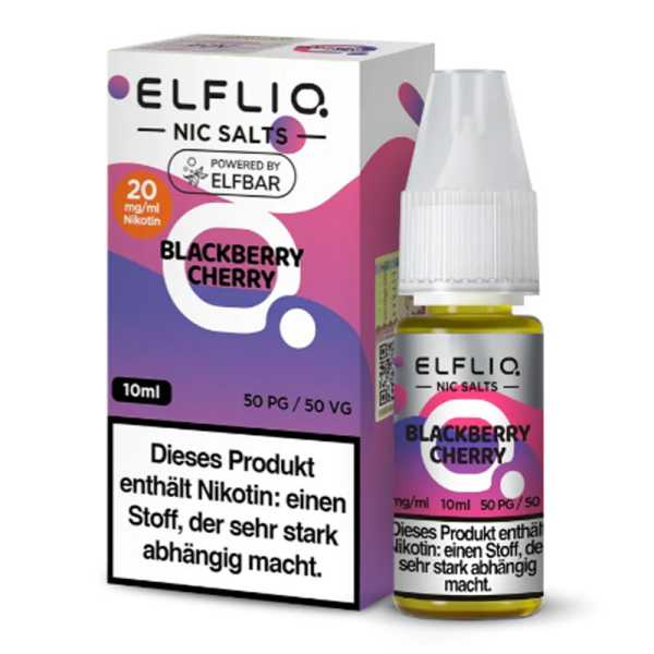 Blackberry Cherry ELFLIQ – Sucralosefreies Nikotinsalz 10ml Liquid