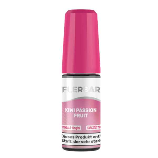 Kiwi Passionfruit Flerbar Nikotinsalz Liquid 10ml (exotischer Fruchtmix aus Kiwi und Passionsfrucht)