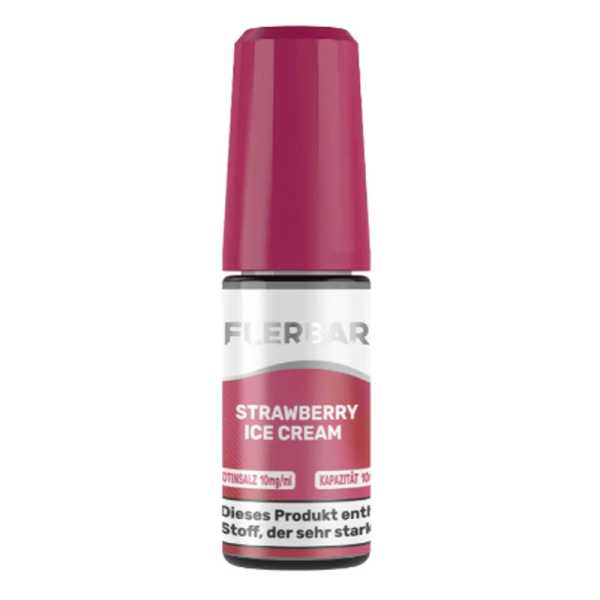 Strawberry Ice Cream Flerbar Nikotinsalz Liquid 10ml (leckeres Erdbeer Eis)