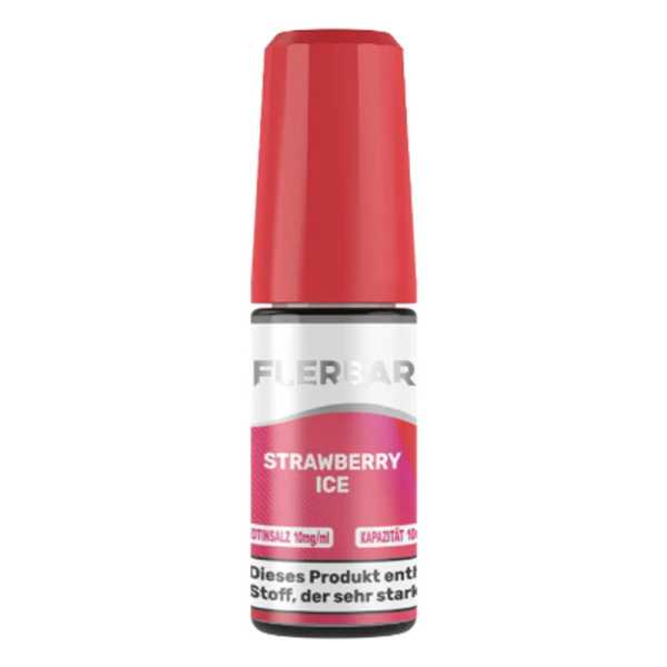 Strawberry Ice Flerbar Nikotinsalz Liquid 10ml (Erdbeere mit frische Note)