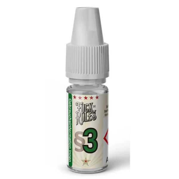 §3 Fuck the Rules Aroma 10ml (Bratapfelkuchen und Vanillepudding)