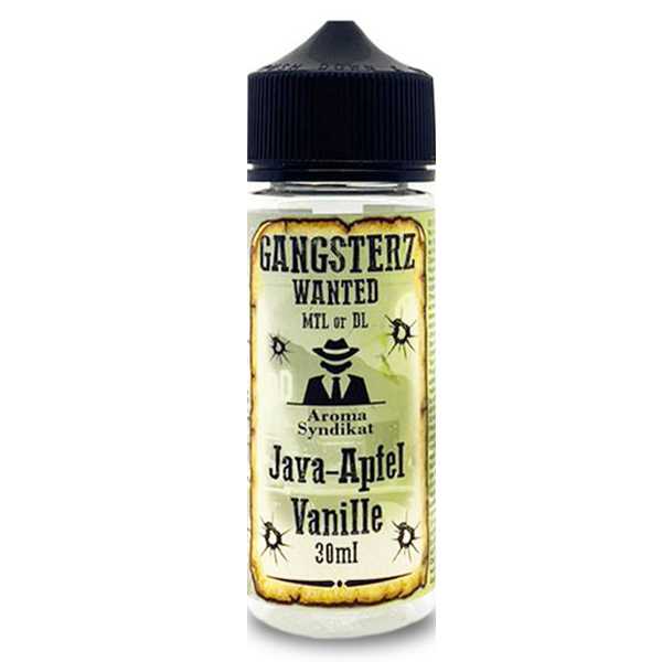 Java-Apfel Vanille Gangsterz Aroma Longfill 30ml / 120ml süße Äpfel treffen auf eine cremige Vanillecreme