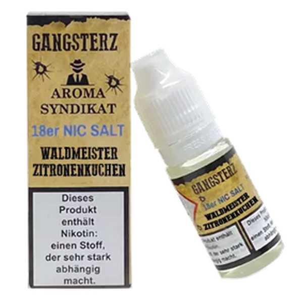 Waldmeister Zitronenkuchen Gangsterz Nikotinsalz Liquid 10ml