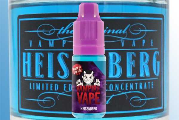 Heisenberg Vampire Vape Liquid 10ml fruchtige Unternote mit kühlenden Kick