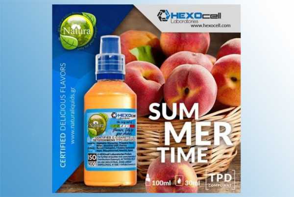 Summer Time! – Hexocell Liquid 30ml fruchtiges Pfirsich Aroma